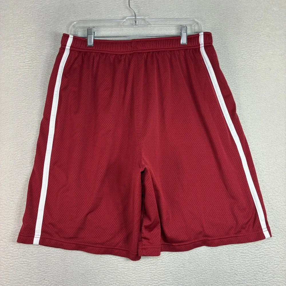 Y2K Nike Alabama Crimson Tide Baggy Basketball Shorts Men XL Red Mesh Drawstring